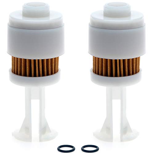 APE RACING Fuel Filter Replacement (Pack of 2) for Yamaha 65L-24563-00-00 Suzuki 15412-93J00 Mercury 35-888289T2 Johnson Evinrude OMC 5035695 WSM 600-290 Sierra 18-7936