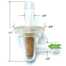 Load image into Gallery viewer, Inline Fuel Filter - APE RACING Universal Small 90 Degree Fuel Filters (Pack of 2) for 1/4 Fuel Line Gas Engine Motorcycle Bike Scooter ATV Quads