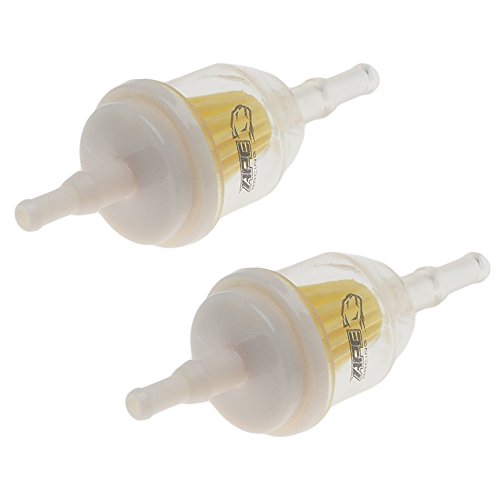 Fuel Filter Replacement - APE Racing Universal Fuel Filters (Pack of 2) For Stens 120-436 Kohler 25 050 22-S John Deere AM116304 Exmark 109585 Bobcat 38666 Onan 149-2206-01 Gravely 21541500