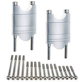 APE RACING Billet Aluminum Handlebar Risers Adjustable Raise Height for 1 1/8