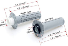 Load image into Gallery viewer, APE RACING Anti-Slip Lock-on Twist Throttle Handlebar Grips for Motorcycle Dirt bike Motocross (Orange)