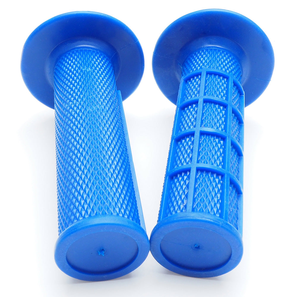 APE RACING Anti-Slip Lock-on Twist Throttle Handlebar Grips for Motorcycle Dirt bike Motocross (Blue)