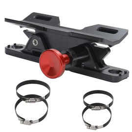 APE RACING Universal Billet Aluminum Quick Release Fire Extinguisher Roll Bar Mount Holder for UTV/ATV Off-Road Vehicles