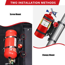 Charger l'image dans la galerie, APE RACING Universal Billet Aluminum Quick Release Fire Extinguisher Roll Bar Mount Holder for UTV/ATV Off-Road Vehicles