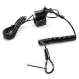 Tether Kill Switch - APE Racing Black Kill Switch with Lanyard Key for ATV Dirt Bike Mount 7/8