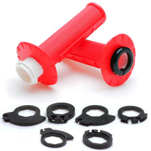 画像をギャラリービューアに読み込む, APE RACING Anti-Slip Lock-on Twist Throttle Handlebar Grips for Motorcycle Dirt bike Motocross (Red)