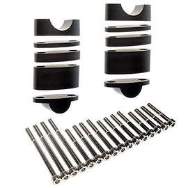 APE RACING Billet Aluminum Handlebar Risers Adjustable Raise Height for 1 1/8