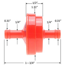 Load image into Gallery viewer, Screen Fuel Filter Replacement - APE Racing 150 micron Universal Fuel Filters (Pack of 4) Replace Briggs Stratton 298090 4105 5018 395018 LG298090 LG298090S PT4265 John Deere AM38708 AM107314