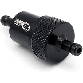 APE RACING Billet Aluminum Universal 1/4 Sintered Bronze In-Line Fuel Filter For Motorcycle ATV Dirt bike Quad or Small Engines