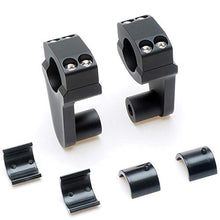 画像をギャラリービューアに読み込む, APE RACING Pivoting Handlebar Clamp Risers 2&quot; Raise Black For 7/8&quot; or 1 1/8&quot; Handlebars Mount To 7/8&quot; Stem Clamp