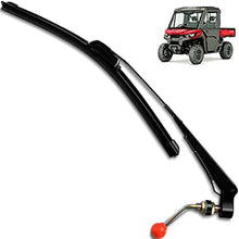Charger l&#39;image dans la galerie, UTV Hand Wiper (13&quot; or 14&quot; or 16&quot; ) UV Protected Rubber Manual Windshield Wiper for Polaris Can-Am Kawasaki Honda Yamaha Side by Side Golf Cart