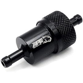 APE RACING Billet Aluminum Universal 1/4 Sintered Bronze In-Line Fuel Filter For Motorcycle ATV Dirt bike Quad or Small Engines