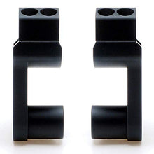 画像をギャラリービューアに読み込む, APE RACING Pivoting Handlebar Clamp Risers 2&quot; Raise Black For 7/8&quot; or 1 1/8&quot; Handlebars Mount To 7/8&quot; Stem Clamp