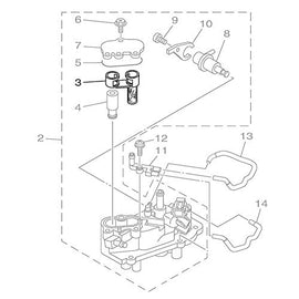 Fuel Filter Replacement (Pack of 2) for Yamaha Outboard 115-350hp Replace 6CB-24501-01-00 6CB245010100