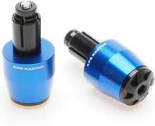 Charger l&#39;image dans la galerie, Motorcycle Handlebar Ends - APE RACING Universal Billet Aluminum Bar End Cap Plugs Weights For 7/8&quot; bars or 1 1/8&quot; Fat Bars Fit Any Motorcycle Dirt bike Scooter with Hollow Handlebars (Blue)