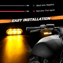 Charger l&#39;image dans la galerie, APE RACING Mini LED Turn Signals Handlebar Brake Clutch Marker Mini Lights Chrome