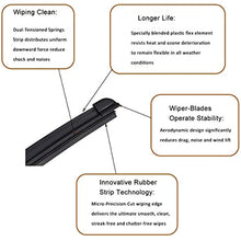 画像をギャラリービューアに読み込む, UTV Hand Wiper (13&quot; or 14&quot; or 16&quot; ) UV Protected Rubber Manual Windshield Wiper for Polaris Can-Am Kawasaki Honda Yamaha Side by Side Golf Cart