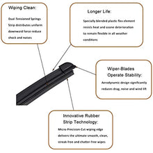Charger l&#39;image dans la galerie, UTV Hand Wiper (13&quot; or 14&quot; or 16&quot; ) UV Protected Rubber Manual Windshield Wiper for Polaris Can-Am Kawasaki Honda Yamaha Side by Side Golf Cart