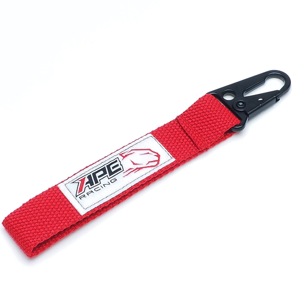 APE RACING Double Side Embroidery Keychain