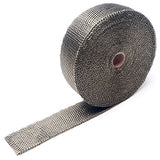 Exhaust Header Heat Wrap - APE Racing Basalt Lava Twill Weave Muffler Pipe Shield Tape Roll 2