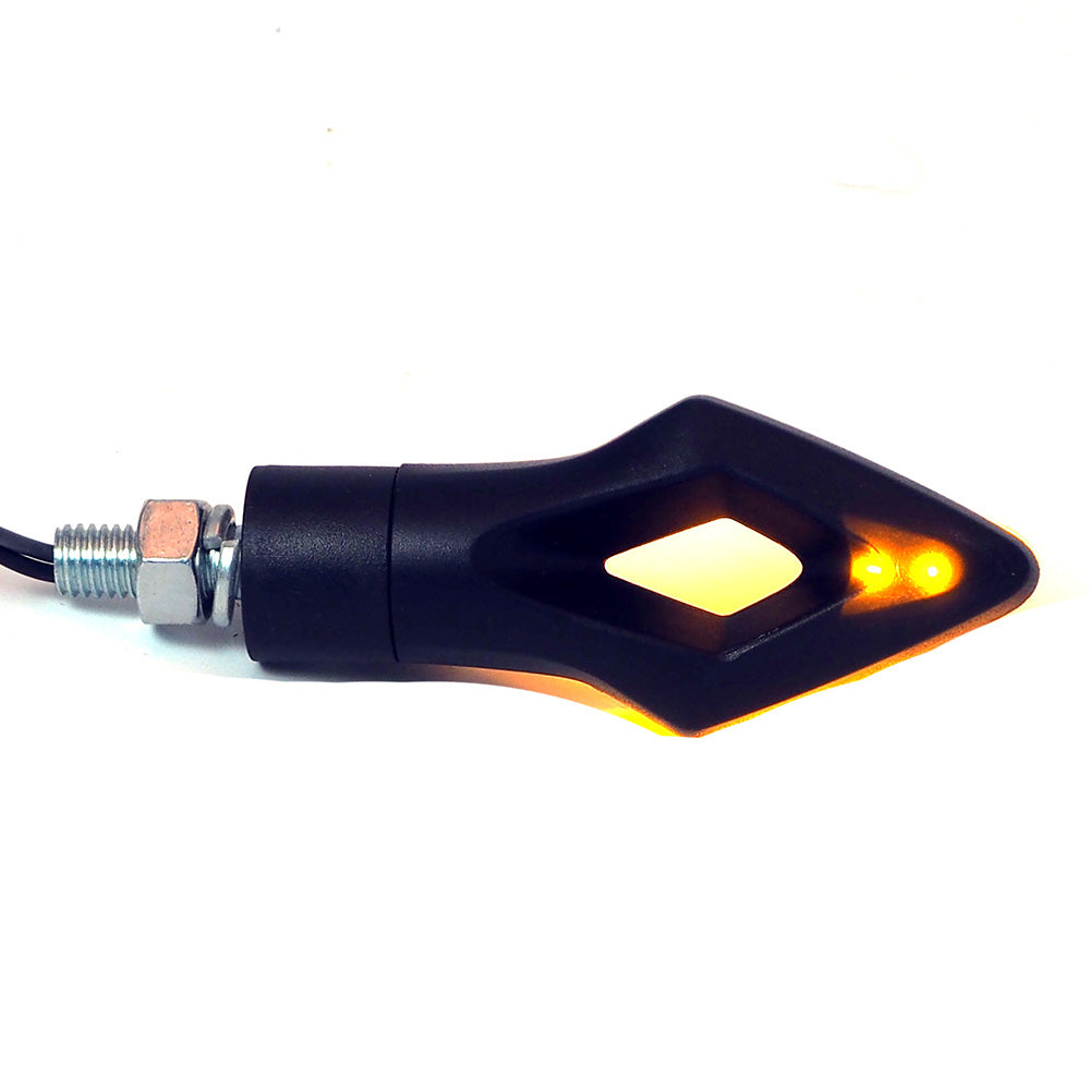 LED Motorcycle Turn Signal Lights With E-MARK - Arrow Pattern
