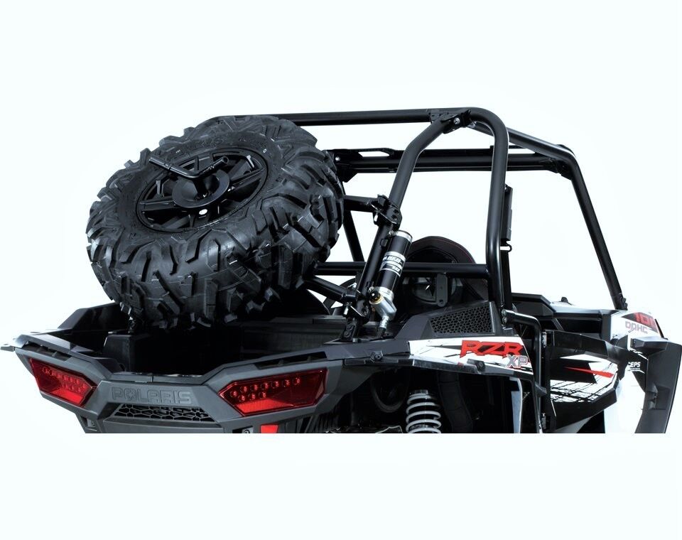 Spare Tire Rear Rack Mount Holder Carrier For 2014 - 2022 Polaris RZR 1000 XP XP4 UTV